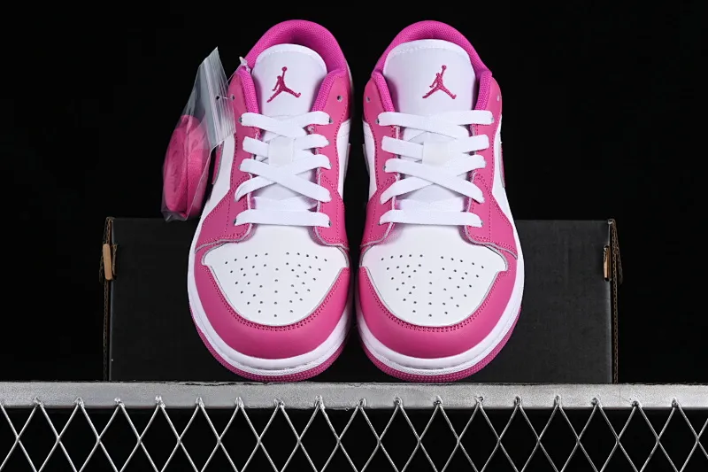 All categories Air Jordan Jordan series basketball shoes Air Jordan 1 Low Air Jordan 1 Low AJ1 Joe 1 rose red low-top cultural and leisure sports sneakers FV8486-600